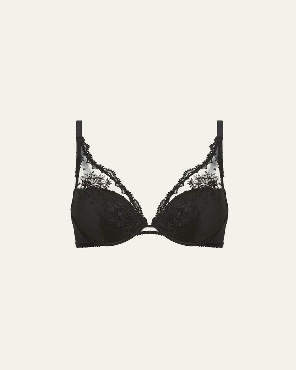 Intrigue Embroidered Push-Up Bra